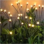 TONULAX Solar Garden Lights - New Upgraded Solar Swaying Light Sway by Wind Sola