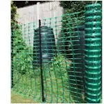 BOEN 4' x 100' Green Temporary Fencing, Mesh Snow Fence, Plastic, Safety Garden Netting, Above Ground Barrier, for Deer, Kids, Swimming Pool, Silt, Lawn, Rabbits, Poultry, Dogs