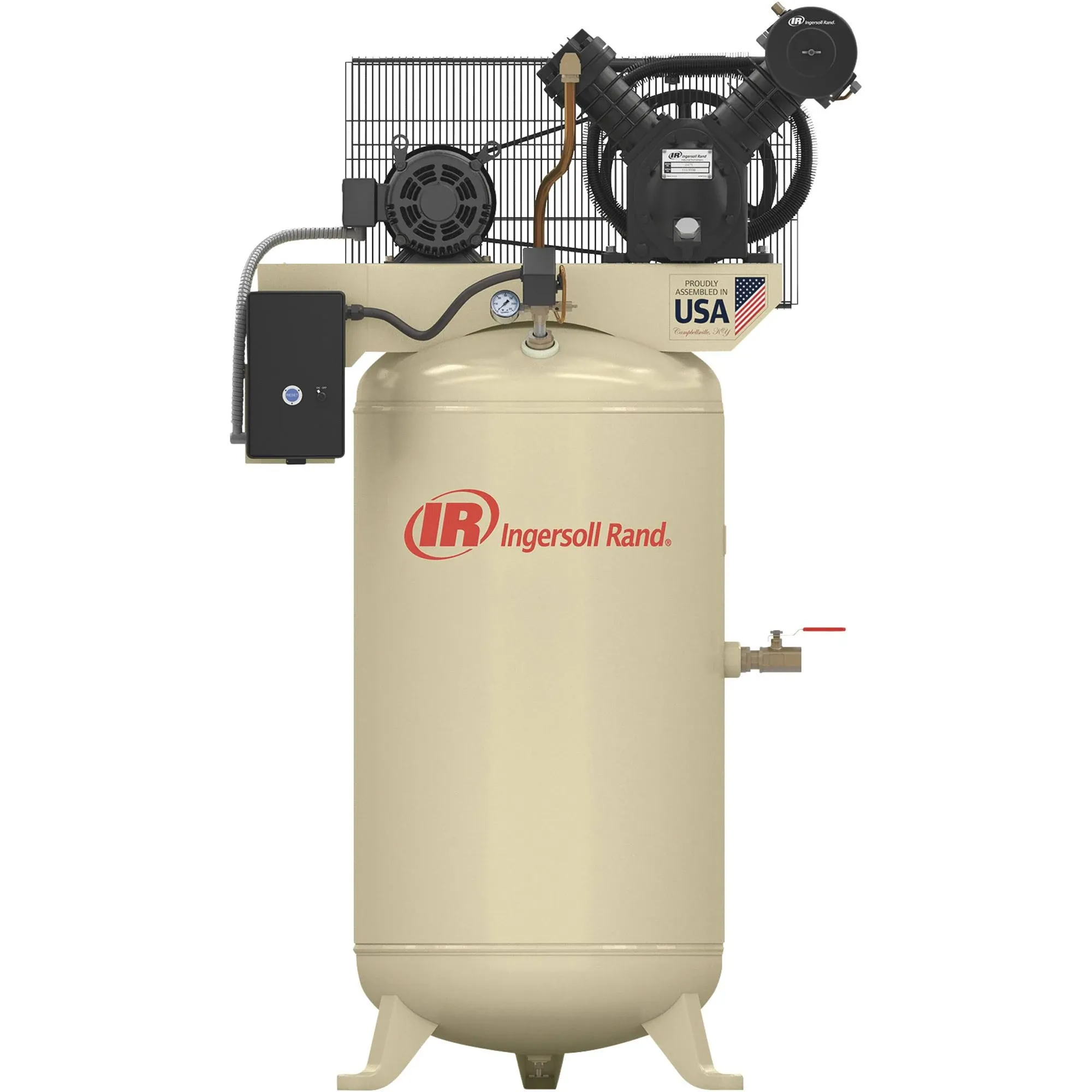 Ingersoll Rand Type 30 5-HP 80-Gal. Two-Stage Air Compressor (230V 1-Phase)