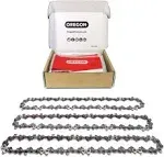 Oregon 3-Pack V68 PowerCut Chainsaw Chain for 18-inch Bar, 68 Drive Links, .325" Pitch, .063" Gauge, fits Stihl (22LPX068G)