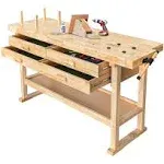 Olympia Tools 60-Inch Wooden Workbench