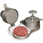 Weston Burger Press, Makes 4 1/2" Diameter Patties for Hamburger, Crab Cakes, Sausage, 1/4lb to 3/4lb, Spring Ejector for Easy Removal, Double, Non-Stick Heavy-Duty Cast Aluminum