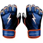 Bruce Bolt Premium Pro Nimmo Series Short Cuff Batting Gloves | Navy