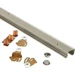 Johnson 60 in. Steel Bypass Door Hardware Set 1166g602