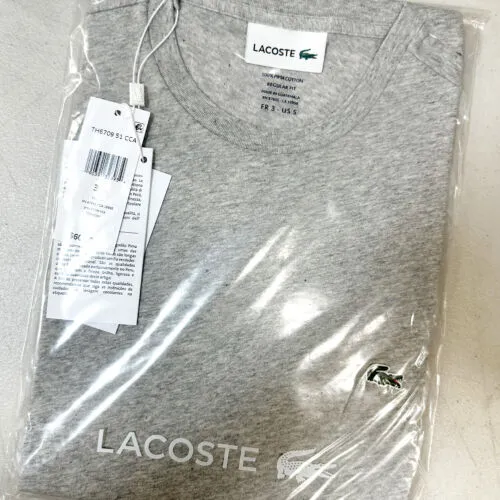 Lacoste Pima - Playera de Manga Corta para Hombre