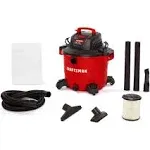 Craftsman CMXEVBE18695 16 Gallon 6.5 Peak HP Wet/Dry VAC, Heavy-Duty Shop Vacuum with Muffler/Diffuser and Attachments