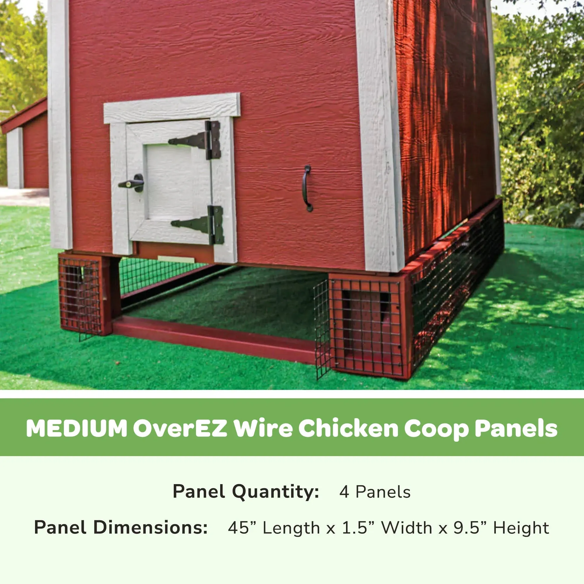 OverEZ Chicken Coop Wire Panels - Medium