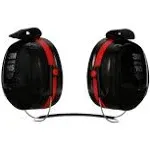 E-a-r Peltor Optime 105 Behind-the-head Earmuffs, 29 Db Nrr, Red/black