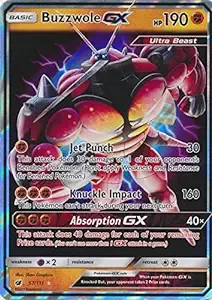 Pokemon TCG Buzzwole GX - 57/111 - Crimson Invasion Sun &amp; Moon Ultra Rare NM