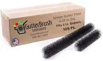 Standard Filter Brush Gutter Guard Max-Flow 5in - 105ft Pack UV Protected Black