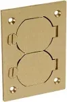 Hubbell Wiring Device-Kellems S3825 Cover, Floor Box