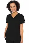 Med Couture Women's V-Neck Knit Back Top