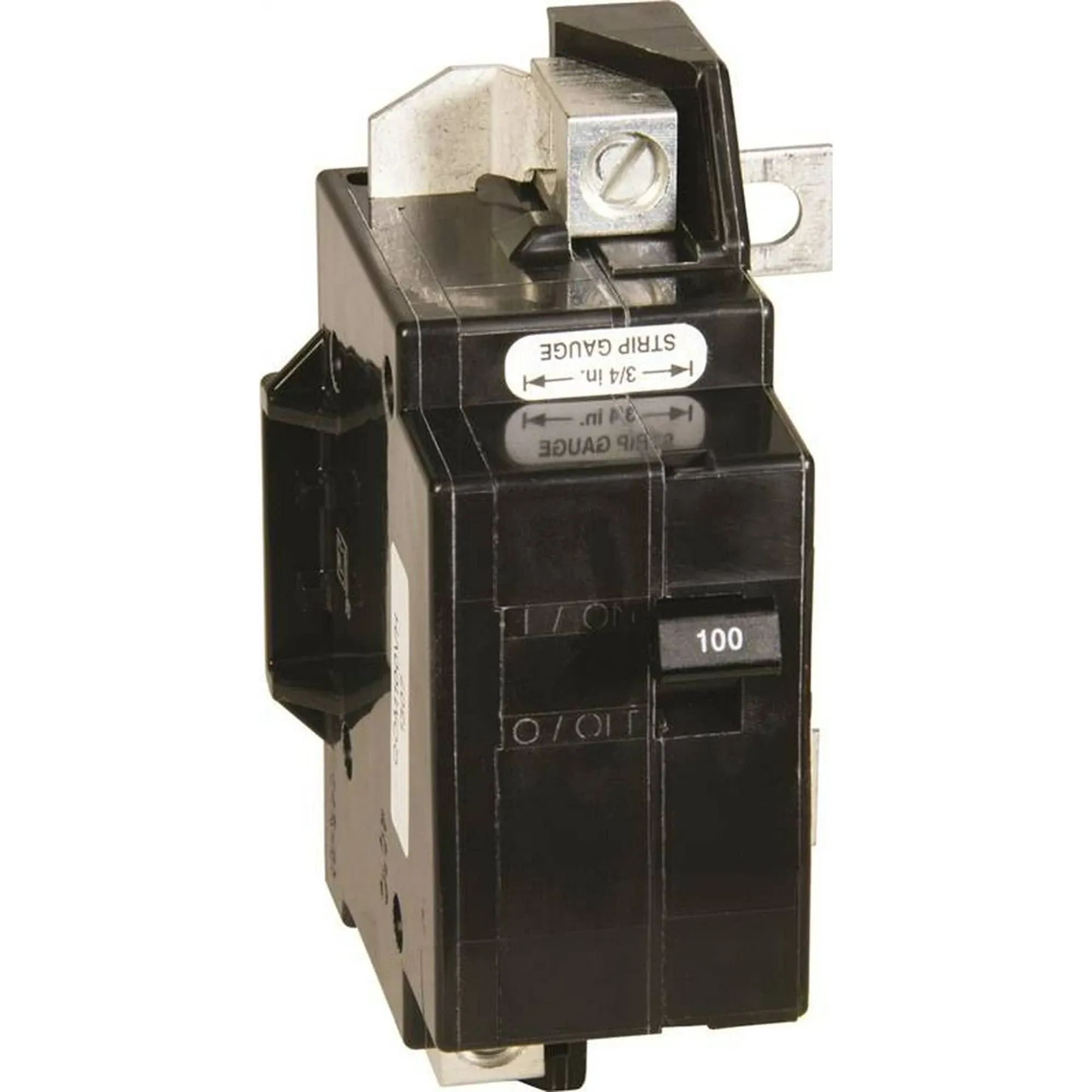 Square D QO Circuit Breaker Primary 100 A 2 -Pole 120/240 V Plug Mounting Black ...