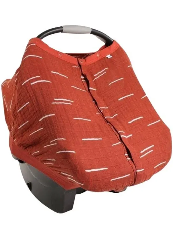 Cotton Muslin Car Seat Canopy - Porpoise