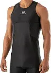 McDavid Men's Hex Basketball 3-Pad Tank Top, XL / Black