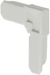 Prime Line MP7723-50 Screen Frame Corner, 3/8-Inch x 3/4-Inch, White Plastic, Pack of 50