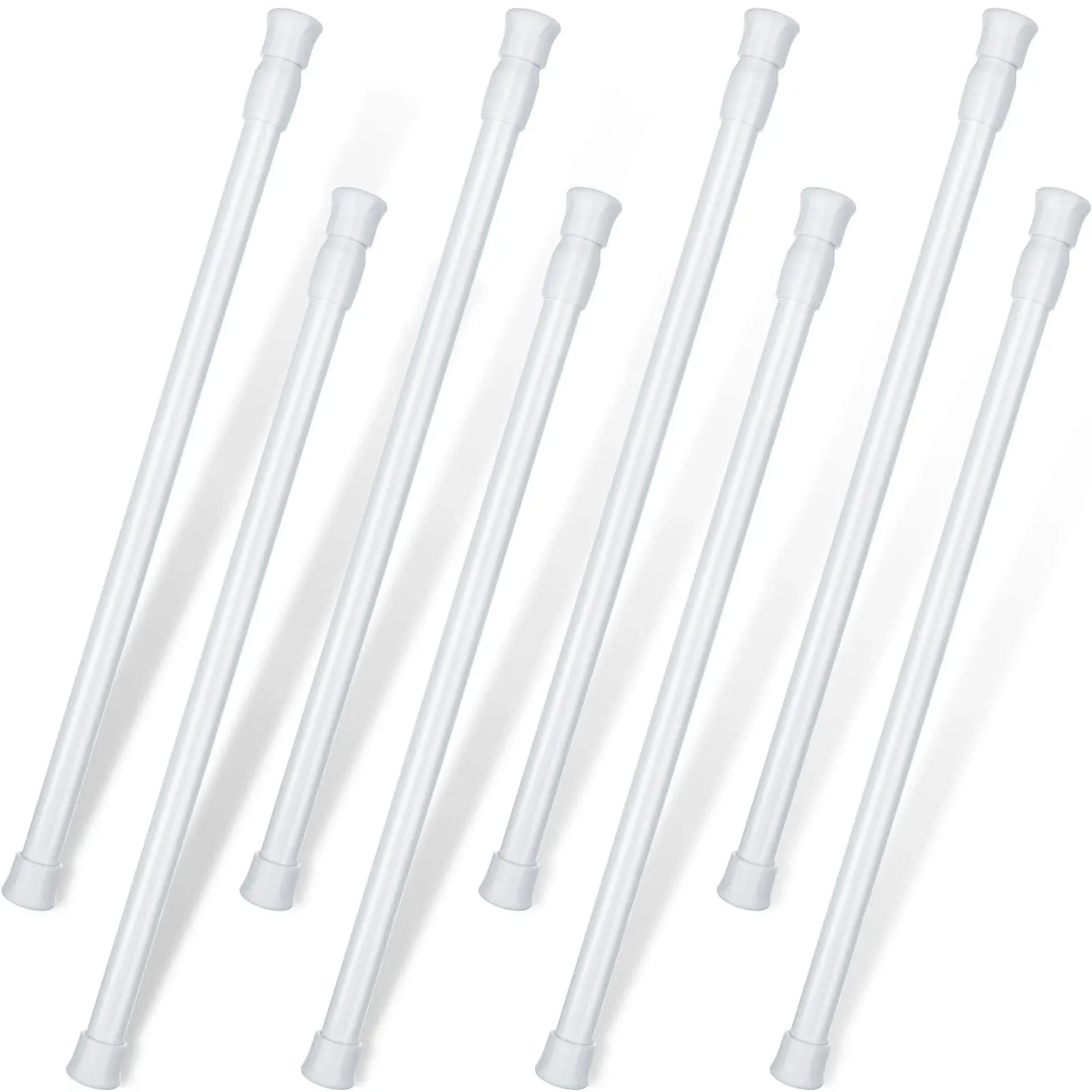 8 Pack Window Security Bar Extendable Tension Rods 23.6-43.3 Inch 1.2&#039;&#039; Diameter