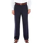 Men's J.M. Haggar Premium Classic-Fit Flat-Front Stretch Suit Pants - Dark Navy - 32x30