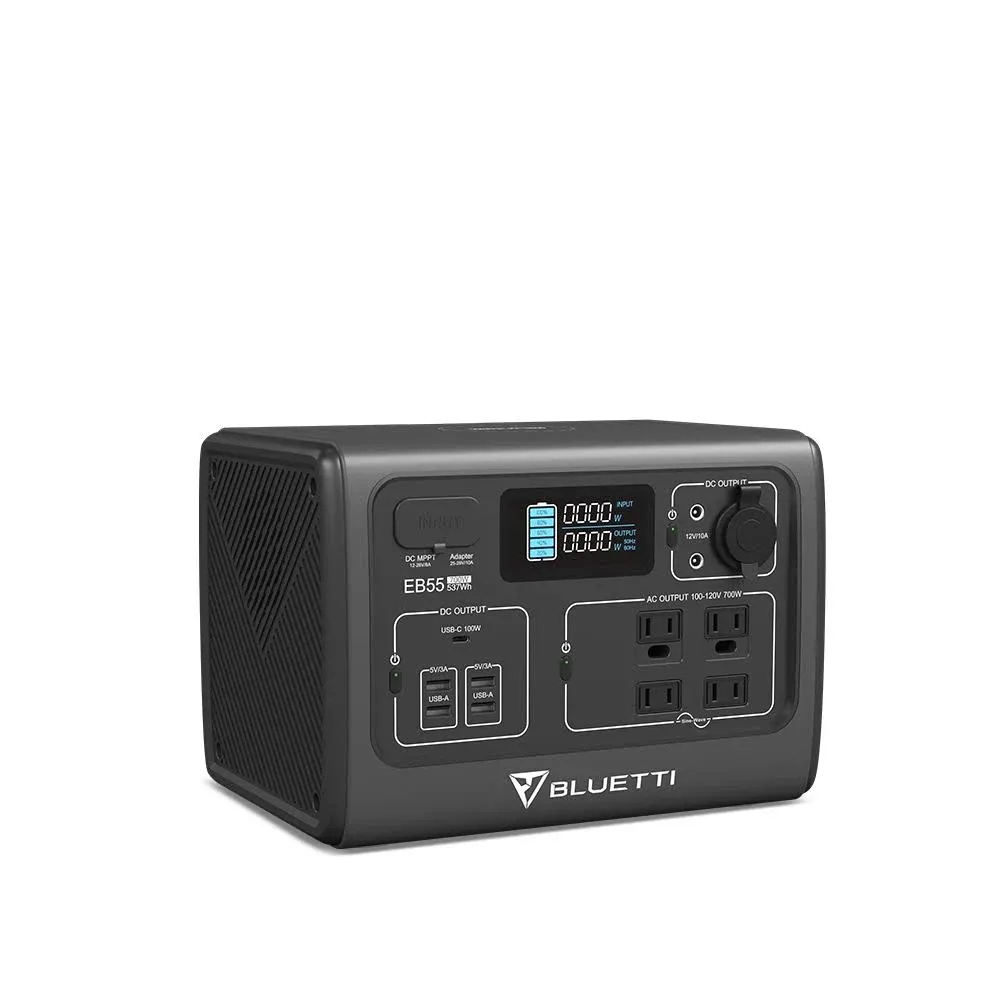 BLUETTI EB55 Portable Power Station | 700W 537Wh