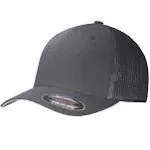 C812 Port Authority Unisex Adult Cap Flexfit Mesh Back L/XL Grey