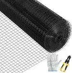 VEVOR Hardware Cloth 24 in. x 50 ft. Galvanized Steel Vinyl Coated 16-Gauge Chicken Wire Fencing for Garden Fencing