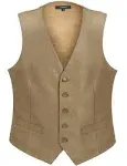 Gioberti Men's Formal Suit Vest Fit for Business or Casual Dress