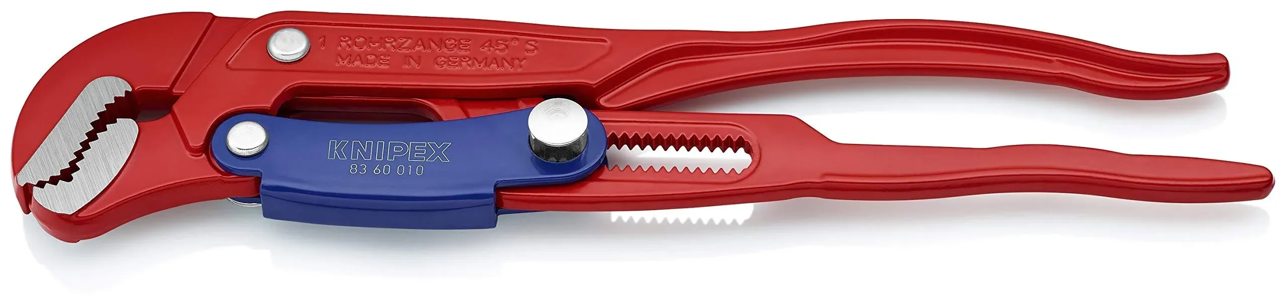 Knipex 83 60 010 12 3/4" Rapid Adjustment Swedish Pipe Wrench-S-Type