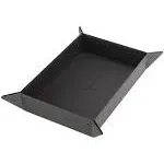 Dice Tray: Rectangle: Black/Gray