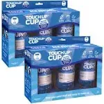 Touch Up Cup Empty Plastic Paint Storage Containers with Lids for Leftover Paint, Touch Ups, As Seen On Shark Tank Products, 13 oz, Pack of 6