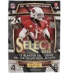 2021 Panini Select Football Blaster Box Green/Yellow Die Cuts