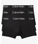 Calvin Klein Men's Ultra-Soft Modern 3-Pack Trunk - Black - M