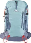 Mochila High Sierra Pathway 2.0 con funda de almacenamiento de hidratación, para senderismo, ciclismo, camping, viajes, negro, 45 L