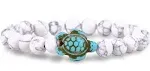 Fahlo Journey Bracelet - Turtle White Howlite