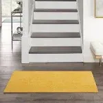 Nourison Essentials - NRE01 Yellow Area Rug 8 ft. x 10 ft. Rectangle