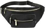 ZORFIN Fanny Packs for Women Men Cross Body Fanny Pack Belt Bag for Women wit...