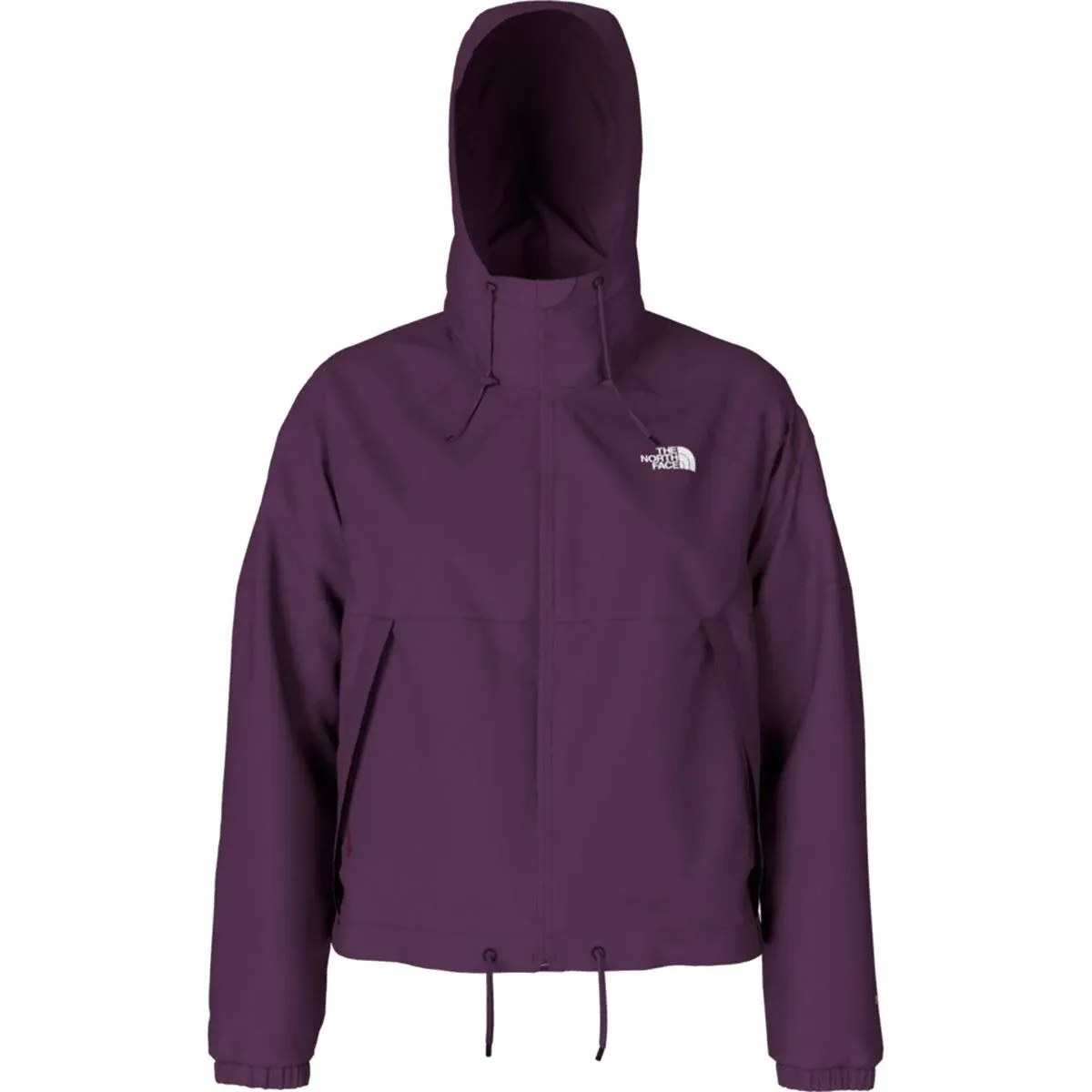 The North Face Antora Rain Hoodie Women's Clothing Black Currant Purple : XL