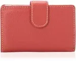 Mundi Rio Leather Indexer Wallet Red One Size