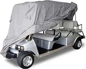 6 Passenger Golf Cart Storage Cover - Grey