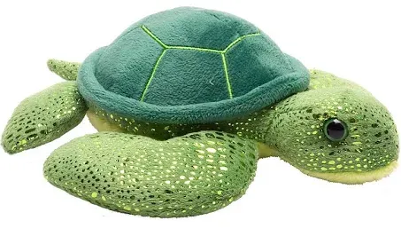 Hug&#039;ems SEA TURTLE hugems soft plush stuffed toy 7&#034;/17cm Wild Republic NEW