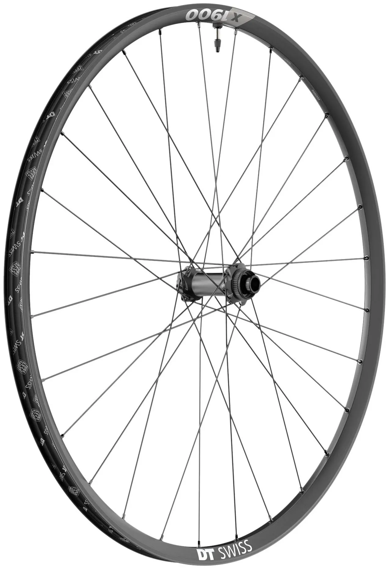 DT Swiss x 1900 Spline 25 Front Wheel 29" 15 x 100mm Center-Lock Black