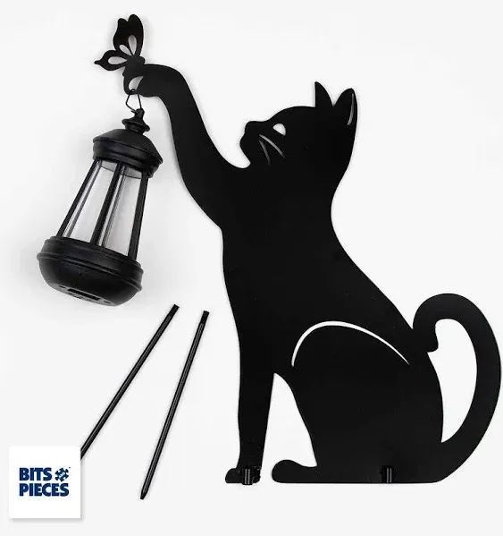 Solar Garden Cat Lantern