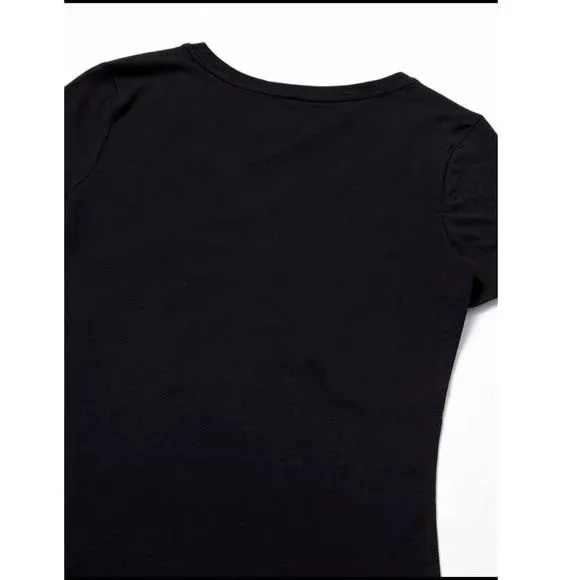 WOMEN&#x27;S V-Neck Black T-Shirt Bundle Lot of 2 XS New