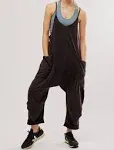 Free People Movement Hot Shot Onesie Washed Black / XS