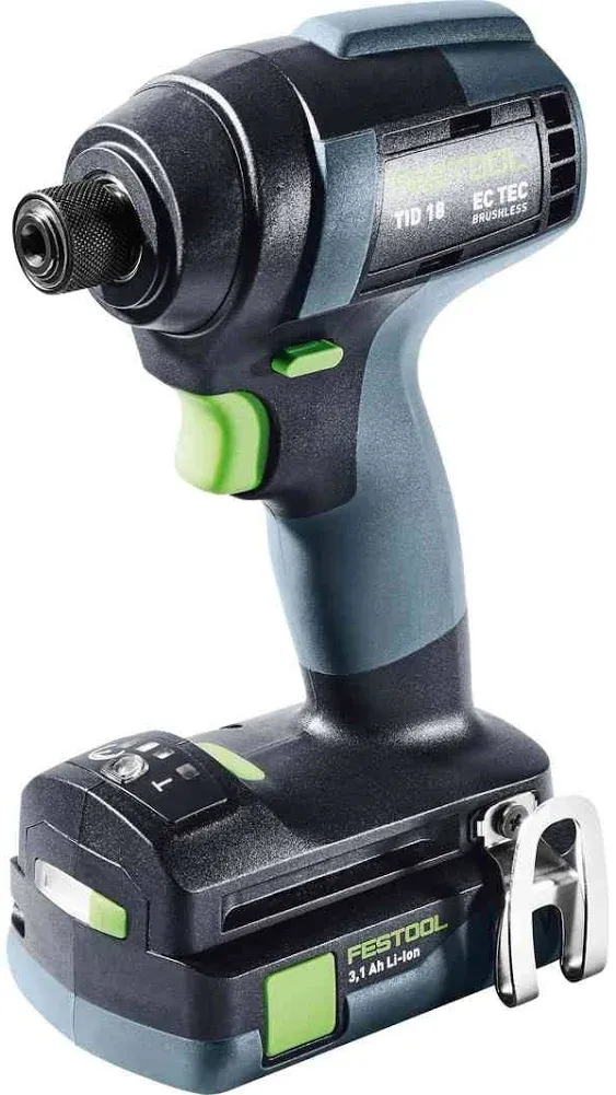 Festool 576490 Tid 18 Impact Driver and PDC 18 Drill Driver Combo Kit