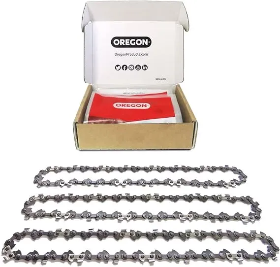 Oregon (Pack of 3) V68 PowerCut Chainsaw Chain for 18-Inch Bar, 68 Drive Links, .325" Pitch, .063" Gauge, Fits Stihl (22LPX068G),Grey