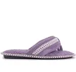 MUK LUKS Women's Darlene Micro Chenille Thong Slippers