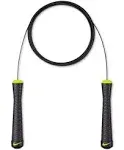 NIKE Training Weighted Jump Rope Adjustable Length Black Volt Pro Combat