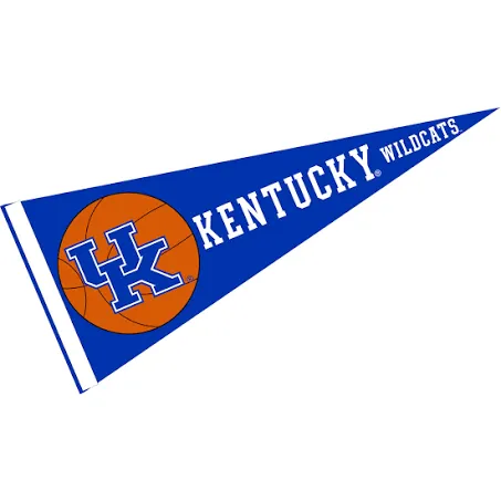 College Flags & Banners Co. Kentucky UK Wildcats Basketball Pennant