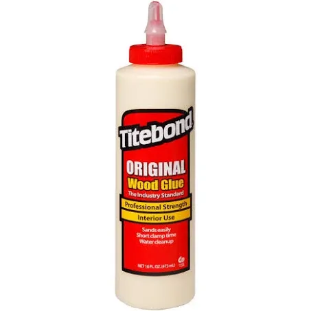 2 Pack Franklin Titebond Original Professional Wood Glue 16oz Strong Adhesive