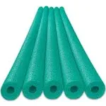 Oodles of Noodles Deluxe Foam Pool Swim Noodles - 5 Pack 52 inch Wholesale Pricing Bulk Green